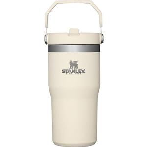 Stanley IceFlow Flip Straw Tumbler with Handle | Twist On Lid and Flip Up Straw | Leak Resistant Water Bottle | Insulated Stainless Steel | BPA-Free (30 Ounces, Pink Mesa)