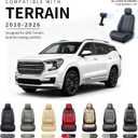 for GMC Terrain 2010-2025 2026 Car Seat Covers, Full Set, Black