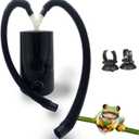 JzNchp-Reptile Humidifier Fogger Dual Reptile Fogger & Plant Humidifier - 2.5L Tank Mister with Adjustable Nozzles, 11.8" H x 7" W for Reptile Tanks/Vivariums, Terrarium Plants Accessories