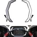 LED Grille Accent Fang Lights for Polaris RZR XP 1000/XP 4 1000 2024 2025 2026+ Accessories, Waterproof White DRL Signature Lights Grill Lamps (One Pair)