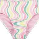 Hurley Girls' Flounce Bikini 2-Piece Swimsuit (14, White/Multi)