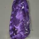 Getgal 24 inch Purple Braids Ponytail Hair Pre Braiding Hair with Tie Synthetic Purple Hair Extensions for Halloween Costume Cosplay24inch Braids Ponytail