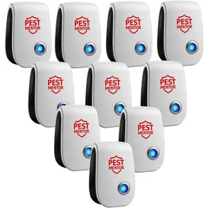 Ultrasonic Pest Control Repeller 10 Pack, Mouse Repellent Indoor for Spider Bug Roach Ant Mosquito Rat Mice Insect Deterrent, Mouse Rodent Repellent Ultrasonic Plug in