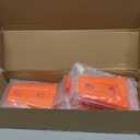 8PCS Jeep Wrangler JK JKU Hinge Covers - Trim Accessories for 2007-2018 Sport Rubicon Sahara X Unlimited 2-Door & 4-Door (Orange)
