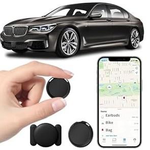 No Subscription Mini GPS Tracker for Vehicles Work with Find My(iOS Only) Magnetic Case Real Time Tracker Tag Hidden Car Location Tracking Device Global Coverage No Monthly Fee or SIM Card Required