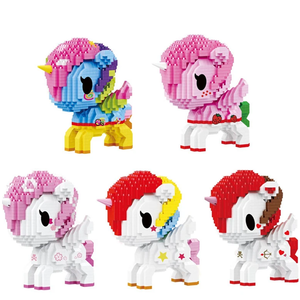 AIYIMUSIDEEN Pink Unicom Building Blocks，Kids Building Toys Set (3500 PCS) Gifts for Adults and Kids