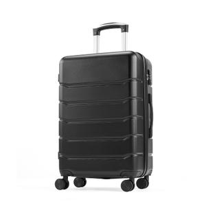 OLIXIS 25 Inch Carry-On Luggage with Spinner Wheels, Travel Suitcase with TSA Approved Lock, for Business & Travel–Black