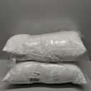 Feathers Down Throw Pillow Inserts 22x22, Set of 2, 100% Organic Cotton Shell, Soft Decorative Square Pillows Insert for Living Room Sofa, Couch, or Bed (White)