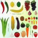 Woration 30pcs Plastic Artificial Fruit Fake Vegetables Simulation Foam Mini Fruits Set Lifelike Food Model Table Decoration Christmas Home Faux Photoshoot Garnish Festival