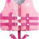 Gogokids Toddler Swim Vest, Kids Floaties  Boys & Girls Buoyancy Jacket, Swimming Aid for Pool & Beach, Fits 2-8 Years / 22-60 lbs (Sailboat)