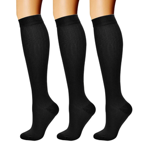 CHARMKING Compression Socks for Women & Men Circulation (3 Pairs) 15-20 mmHg is Best Support for Athletic Running Cycling S/M