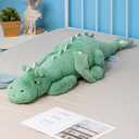 Ololele Weighted Dragon Stuffed Animal 35.4" 5Lbs, Medium Green Weighted Plush Dragon Toy for Kids and Adults(2025 Weighted Version)