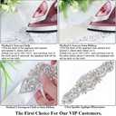 Pardecor 2025 Crystal Beaded Parties Focus Rhinestone Belts For Women Wedding Dress Belt Party Dinner Dresses Matching (Gold)