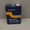 TRAVELISIMO Electric Lunch Box for Adults 100W Heated Lunch Box For Men 1.5L Stainless Steel Portable Food Warmer, 12/24/110V for Travel & Work, Loncheras Electricas Para Calentar almuerzo (Dark Green)