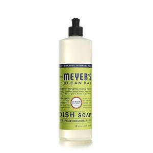 MRS. MEYER'S CLEAN DAY Liquid Dish Soap, Biodegradable Formula, Lemon Verbena, 16 fl. oz - Pack of 2