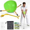 Golf Training Aid6PCS Golf Swing Trainer Set for Posture Correction Practice,Golf Swing Training Aid,Golf Training Aids Suitable for Golfers Indoor/Outdoor Warm-Up