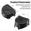 Karbay GY21773 GY21084 GX22456 L/RH Shield Kit for J-OHN Deere 42" Mower Decks 107S, D100, D105, D110, D120, D125, D130 and More Mower Package includ Screws