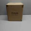 Aveyas 8 inch Ceramic Plant Pot with Drainage Hole and Saucer - Suitable for Indoor and Outdoor Use, Modern Planters for House Garden Flower Tree Snake Monstera Plants (8", Glossy White)