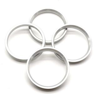 73.1mm OD to 64.1mm ID Hub Centric Rings, Silver Aluminum Hubcentric Rings Compatible with Many Acura Honda Sterling, Pack of 4