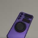 for Samsung Galaxy S23 Plus Case Compatible Wireless Charging Magnetic,with Screen Protector,for S23+Plus Phone Case with 360Stand Ring Military Grade Shockproof Heavy Duty Protection Purple