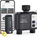 [All-New 2027] 1700FT WiFi Sprinkler Timer 2 Zone, Unistyle Smart Hose Timers Compatible Alexa & Google Voice and App Control, Water Timer for Garden Hose with Auto & Manual Modes for Garden Lawn