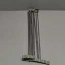 Rectangle Foldable Dish Drying Rack, Non-Slip Silicone Base, Over The Sink Aluminum Dish Drainer Rack for Kitchen Sink, Ideal for Drying Mat Easy to Store,17.7 x 13.4inch Matte Gray