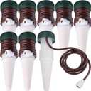 HESTYA 8 Pack Plant Self Watering Stakes Insert Automatic Watering Devices Self Watering Spikes Indoor Outdoor Plant Watering for Vacation