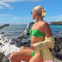 6 x Flower Hair Claw Clips - 3PCS Big Clips for Women/Girls, Cute Nonslip Medium Colorful Hawaiian Flower Clips with Strong Hold for Thick/Thin Hair