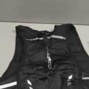 Running Vest for Women Men, Phone Pocket Running Hydration Vest with 500ML Soft Flask, Adjustable Chest Waist Straps, 10 Pockets Reflective Breathable Hydration Vest for Hiking, Biking, Marathon (Medium - Large)