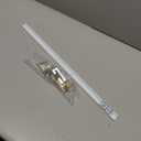 Bifold Door Hardware Kit, 24-Inch Bi-fold Closet Door Track Kit, Full 24-Inch Steel Track, Quiet Operation, Closet Door Track Repair Tool Kit