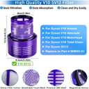 Rebirthcare 3 Pack SV12 V10 Filter for Dyson V10 Animal V10 Absolute V10 Total Clean V10 Cyclone SV12 Cordless Vacuum Filter Replacement Filters Parts Spares Washable, Replace Part# 969082-01&96908201