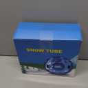 Snow Tube, 3Packs/4Packs for Whole Family Inflatable Snow Sled for Kids and Adult, Thickened Heavy Duty Hard Bottom Sleds for Snow with Handles, Snow Toys for Outdoor Sledding Snow Tube Sports (Blue 1pack--47in)