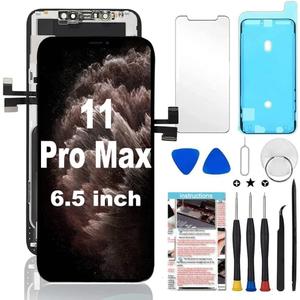 Fixerman for iPhone 11 Pro Max Screen Replacement 6.5 inch, 3D Touch LCD Display Digitizer Assembly with Repair Tools - (Model A2161, A2220, A2218)