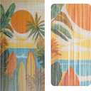 VIETBUD DECOR Summer Vibe Beaded Bamboo Curtain for Doorway 35.4" x 78.7"