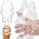 Protective case for Doll,Clear Display Box with Chain, 6.7 Inch