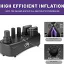 YE300 Professional Air Cushion Machine 110V Air Pillow Machine With 300m Free Test Air Cushion Film for Package or Product Shipment Protection (Black)