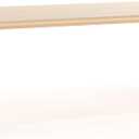 Flash Furniture Wren Adjustable Classroom Activity Table for School and Home, Plastic Activity Table for Kids, 23.625" W x 47.25" L, Natural (Set of 1)