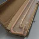 Lwiiom Light Wood Grain Double Curtain Rods For Windows 48-88 Inch,Heavy Duty Double Curtain Rod with Aluminum Finials and Bracket,Adjustable Double Window Rods For Blackout Or Room Darkening Panels