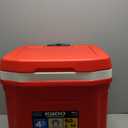 Igloo Hard Coolers | Profile II Series | Insulated Ice Chests | Roller Cooler with Wheels (Red 90-Can)