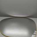 PERFNIQUE Irregular Wall Mirror Asymmetrical Mirror, 32''x24'' Gold Mirror for Bathroom Bedroom Living Room Entryway, Decorative Modern Boho Decor, Wall Mouted(Gold, 32''x24'')