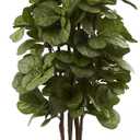 Nearly Natural 6ft Fiddle Leaf Fig Artificial Tree with 6 Natural Trunks, 270 Lush Green Leaves
