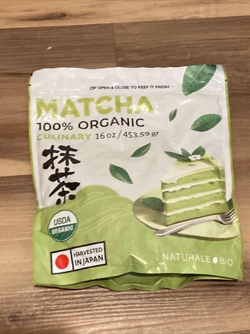 NaturaleBio Matcha Powder, 16oz - Harvested in Japan - USDA Organic Matcha Green Tea Powder - Vegan & Vegetarian Friendly