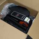 Under Desk Elliptical Machine, Electric Elliptical Leg Exerciser for Senior, Quiet and Compact Electric Seated Pedal Exerciser for Home with Display Monitor, Remote Control and 12 Adjustable Speeds