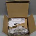 BESTTEN Keyed Same Exterior Door Knob and Single Cylinder Deadbolt Combo Set, Keyed Alike Entry Door Knobs with Lock and Keys for Entrance and Front Door, Satin Nickel