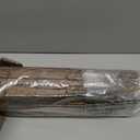 LazBlinds No Drill Cordless Roman Shades for Windows, 26.5" W x 64"H, Brown