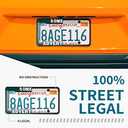 Aujen Silicone License Plate Frames Black, 1 Pack Car License Plate Frame, Universal US Car Black License Plate Holders Brackets Rust-Proof, Rattle-Proof, Weather-Proof Car Accessories(Black)