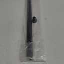 Lunar KL79230 Complete Blackout Room Darkening Wrap Around Curtain Rod, 28-48" Adjustable Length, Black Finish, 5/8" Diameter Steel Tube