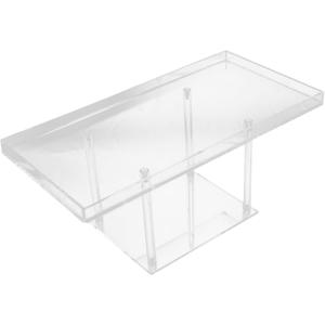 Detachable Acrylic Display Stand for Dolls Perfume and Collectibles Versatile Riser Holder for Jewelry and Skincare for Home Decor and Events