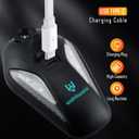 2 x Bike Tail Light for Night Riding, Rear Bike Light Rechargeable, Road Mountain Cycling Accessories for Adults, Bicycle Lights Rear with Projection Reminder