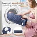 VAAGHANM Heating Pad: 33 x 17 inches Electric Heating Pad for Back -Extra Large Heat Pad for Shoulder/Neck/Knee/Arms - Upgraded 6 Timer & 6 Temperature Controller -Auto Shut Off- Gift for Mom
